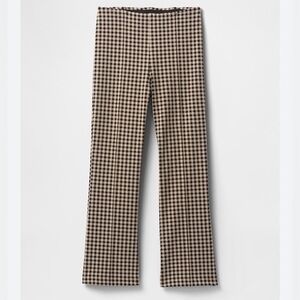 Gap high rise double knit crop kick flare pants TALL MEDIUM